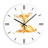 Child Wall Clock Baby Fawn My Wall Clock